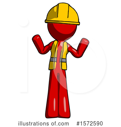 Royalty-Free (RF) Red Design Mascot Clipart Illustration by Leo Blanchette - Stock Sample #1572590