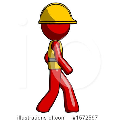 Royalty-Free (RF) Red Design Mascot Clipart Illustration by Leo Blanchette - Stock Sample #1572597
