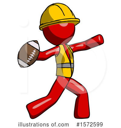 Royalty-Free (RF) Red Design Mascot Clipart Illustration by Leo Blanchette - Stock Sample #1572599
