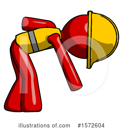 Royalty-Free (RF) Red Design Mascot Clipart Illustration by Leo Blanchette - Stock Sample #1572604