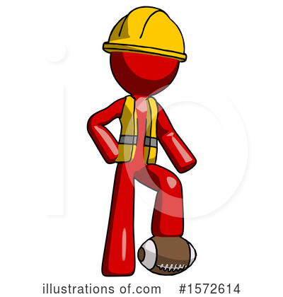 Royalty-Free (RF) Red Design Mascot Clipart Illustration by Leo Blanchette - Stock Sample #1572614