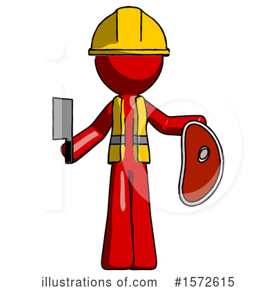 Royalty-Free (RF) Red Design Mascot Clipart Illustration by Leo Blanchette - Stock Sample #1572615