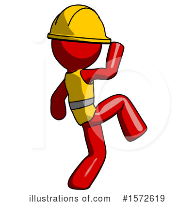 Royalty-Free (RF) Red Design Mascot Clipart Illustration by Leo Blanchette - Stock Sample #1572619
