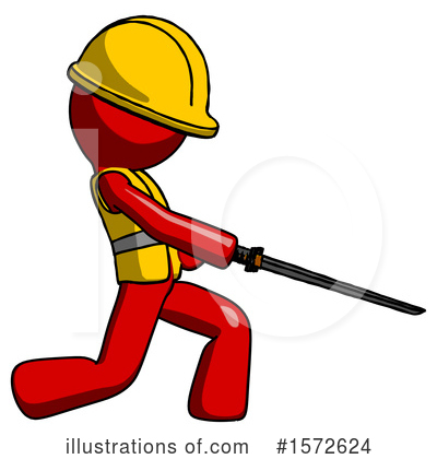 Royalty-Free (RF) Red Design Mascot Clipart Illustration by Leo Blanchette - Stock Sample #1572624