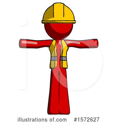 Royalty-Free (RF) Red Design Mascot Clipart Illustration by Leo Blanchette - Stock Sample #1572627
