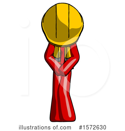 Royalty-Free (RF) Red Design Mascot Clipart Illustration by Leo Blanchette - Stock Sample #1572630