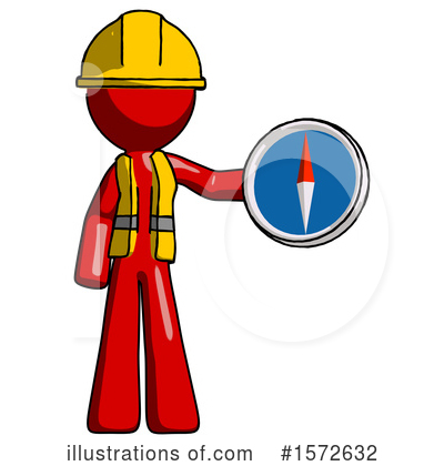 Royalty-Free (RF) Red Design Mascot Clipart Illustration by Leo Blanchette - Stock Sample #1572632