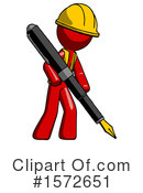 Red Design Mascot Clipart #1572651 by Leo Blanchette