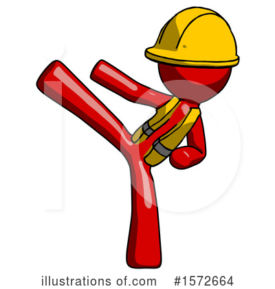 Royalty-Free (RF) Red Design Mascot Clipart Illustration by Leo Blanchette - Stock Sample #1572664