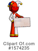 Red Design Mascot Clipart #1574235 by Leo Blanchette