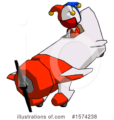 Royalty-Free (RF) Red Design Mascot Clipart Illustration by Leo Blanchette - Stock Sample #1574238