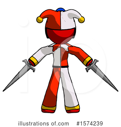 Royalty-Free (RF) Red Design Mascot Clipart Illustration by Leo Blanchette - Stock Sample #1574239