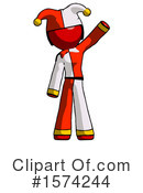 Red Design Mascot Clipart #1574244 by Leo Blanchette