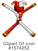 Red Design Mascot Clipart #1574252 by Leo Blanchette