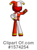 Red Design Mascot Clipart #1574254 by Leo Blanchette
