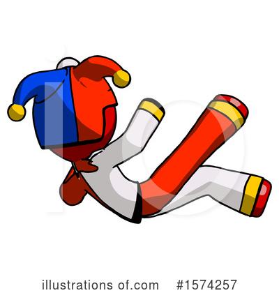 Royalty-Free (RF) Red Design Mascot Clipart Illustration by Leo Blanchette - Stock Sample #1574257