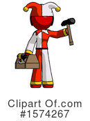 Red Design Mascot Clipart #1574267 by Leo Blanchette