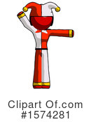Red Design Mascot Clipart #1574281 by Leo Blanchette