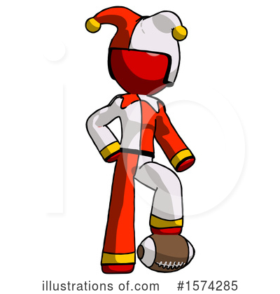 Royalty-Free (RF) Red Design Mascot Clipart Illustration by Leo Blanchette - Stock Sample #1574285