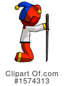 Red Design Mascot Clipart #1574313 by Leo Blanchette