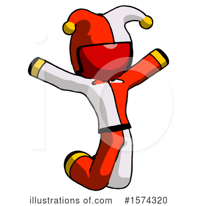 Royalty-Free (RF) Red Design Mascot Clipart Illustration by Leo Blanchette - Stock Sample #1574320