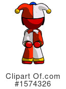 Red Design Mascot Clipart #1574326 by Leo Blanchette