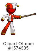 Red Design Mascot Clipart #1574335 by Leo Blanchette
