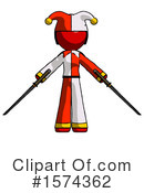 Red Design Mascot Clipart #1574362 by Leo Blanchette