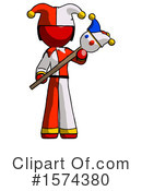 Red Design Mascot Clipart #1574380 by Leo Blanchette