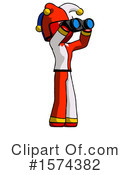 Red Design Mascot Clipart #1574382 by Leo Blanchette