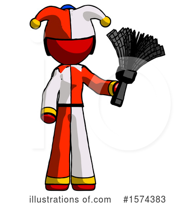 Royalty-Free (RF) Red Design Mascot Clipart Illustration by Leo Blanchette - Stock Sample #1574383