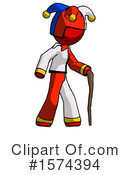 Red Design Mascot Clipart #1574394 by Leo Blanchette