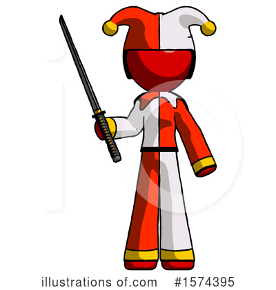 Royalty-Free (RF) Red Design Mascot Clipart Illustration by Leo Blanchette - Stock Sample #1574395
