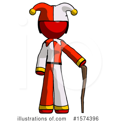 Royalty-Free (RF) Red Design Mascot Clipart Illustration by Leo Blanchette - Stock Sample #1574396