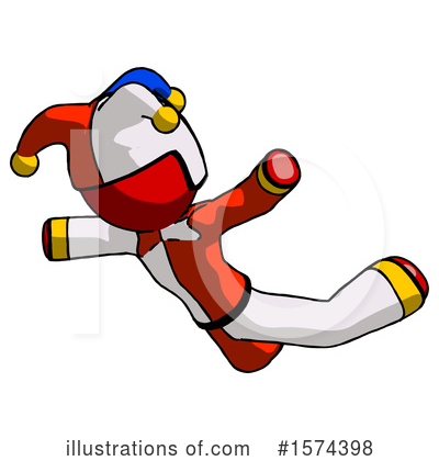 Royalty-Free (RF) Red Design Mascot Clipart Illustration by Leo Blanchette - Stock Sample #1574398