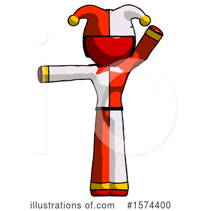 Royalty-Free (RF) Red Design Mascot Clipart Illustration by Leo Blanchette - Stock Sample #1574400