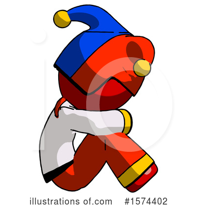 Royalty-Free (RF) Red Design Mascot Clipart Illustration by Leo Blanchette - Stock Sample #1574402