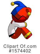 Red Design Mascot Clipart #1574402 by Leo Blanchette
