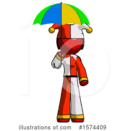 Royalty-Free (RF) Red Design Mascot Clipart Illustration by Leo Blanchette - Stock Sample #1574409