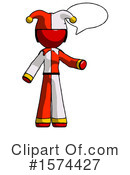 Red Design Mascot Clipart #1574427 by Leo Blanchette