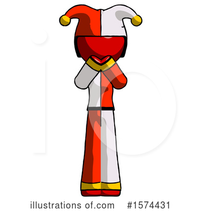 Royalty-Free (RF) Red Design Mascot Clipart Illustration by Leo Blanchette - Stock Sample #1574431