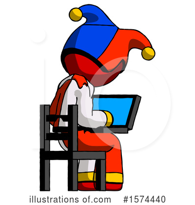 Royalty-Free (RF) Red Design Mascot Clipart Illustration by Leo Blanchette - Stock Sample #1574440