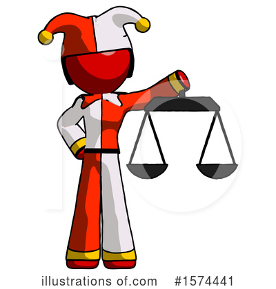 Royalty-Free (RF) Red Design Mascot Clipart Illustration by Leo Blanchette - Stock Sample #1574441