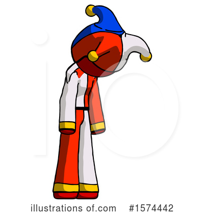 Royalty-Free (RF) Red Design Mascot Clipart Illustration by Leo Blanchette - Stock Sample #1574442