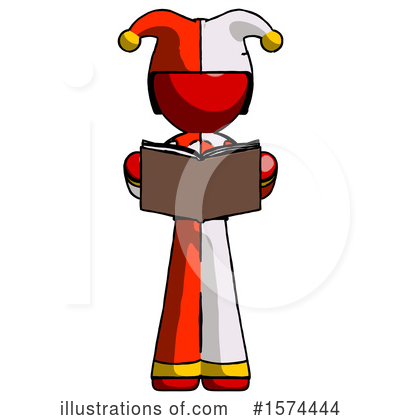 Royalty-Free (RF) Red Design Mascot Clipart Illustration by Leo Blanchette - Stock Sample #1574444