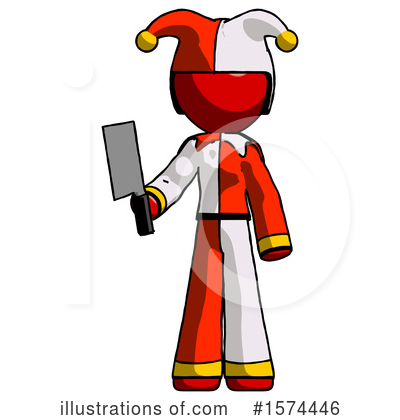 Royalty-Free (RF) Red Design Mascot Clipart Illustration by Leo Blanchette - Stock Sample #1574446
