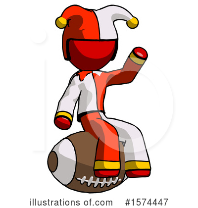 Royalty-Free (RF) Red Design Mascot Clipart Illustration by Leo Blanchette - Stock Sample #1574447