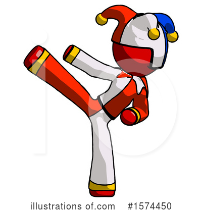 Royalty-Free (RF) Red Design Mascot Clipart Illustration by Leo Blanchette - Stock Sample #1574450