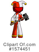 Red Design Mascot Clipart #1574451 by Leo Blanchette
