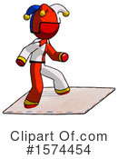 Red Design Mascot Clipart #1574454 by Leo Blanchette